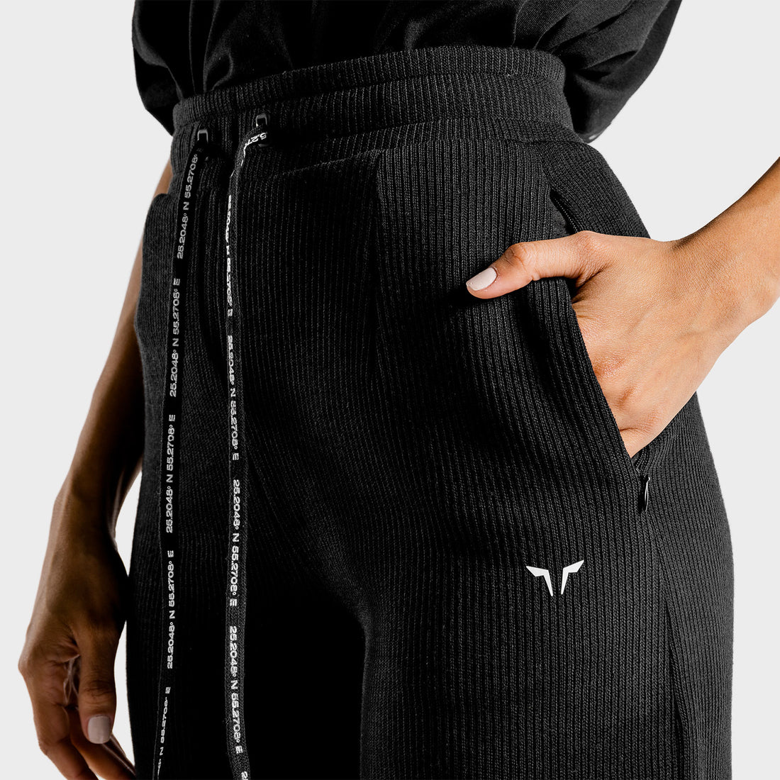 Luxe Wide Leg Pants - Onyx